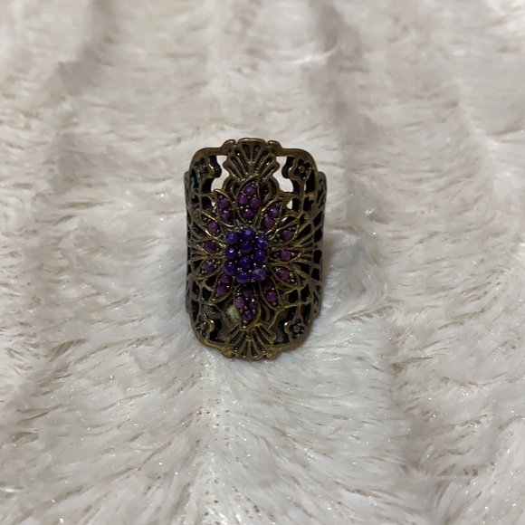 Hippy boho ring lot costume jewelry rock rings - Picture 7 of 14